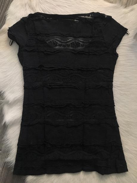 Čipkované tričko, h&m,xs