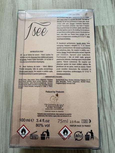 Toaletná voda a telový sprej, 