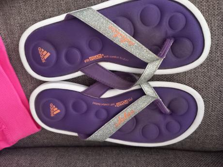 Žabky + kraťasky, adidas,30