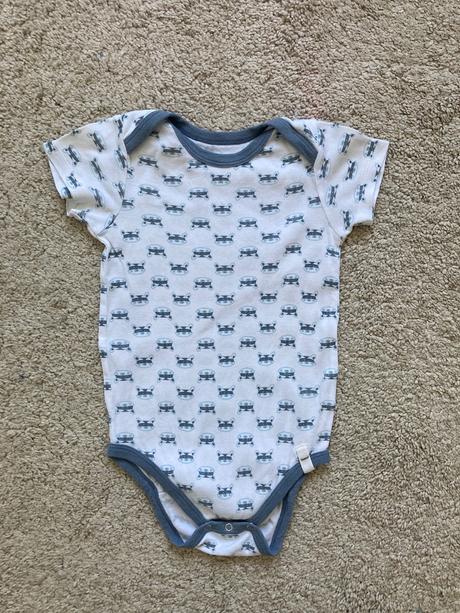 Body s kratkym rukavom, modre, kuniboo,86