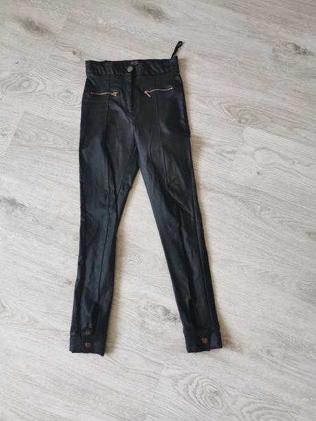 Koženkové nohavice s, s