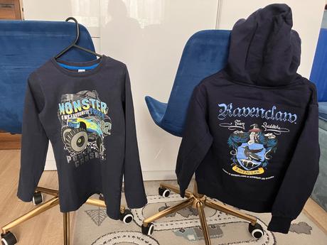 Tricko +2x mikina, 122–134