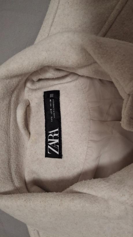 Krátky kabát zara, zara,s
