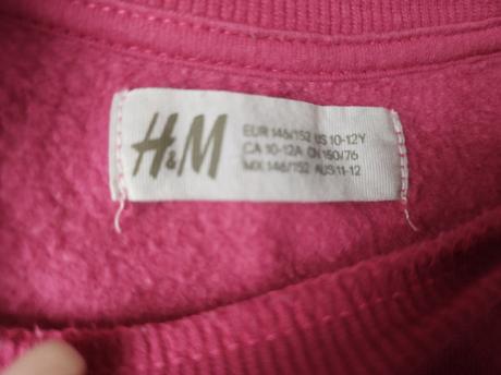 Predĺžená mikina 146, h&m,146