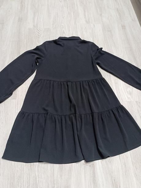 Čierna tunika/šaty, h&m,146