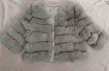 Real fur jacket 2v1 kabát kozuch vesta, 