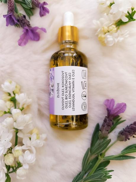Levanduľový luhovaný telový olej - 50ml/60ml,