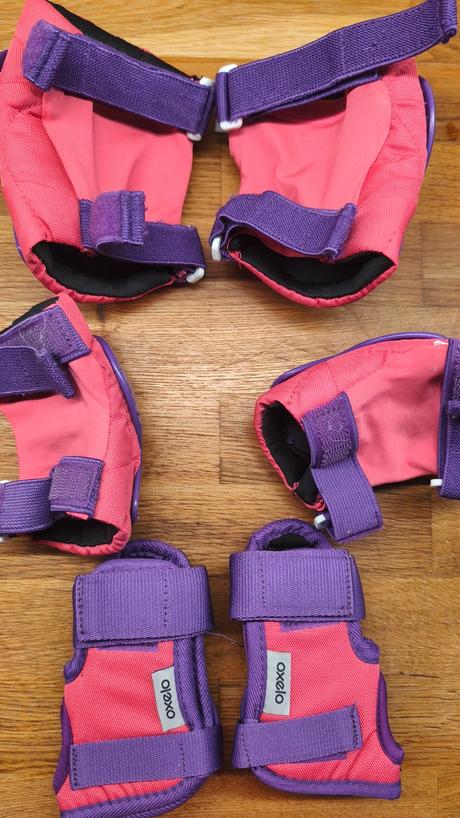 Súprava detských chráničov na korčule, kolobežku, xs