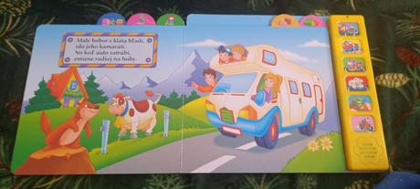 Hlučné motory zvuková knizka, 