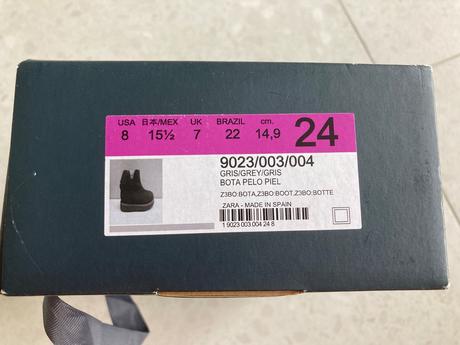 Kožené čižmičky, zara,24