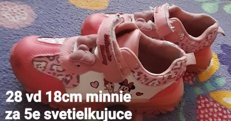 Blikajúce tenisky minnie, 28