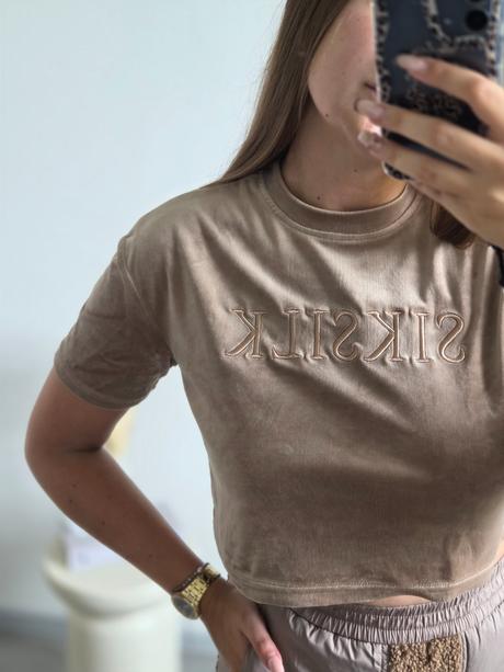 Siksilk crop top s, s