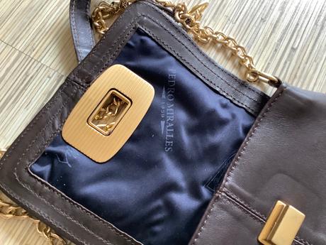 Krasna kožena kabelka pedro miralles, 