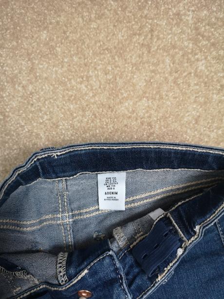 Riflové kraťasky, h&m,116