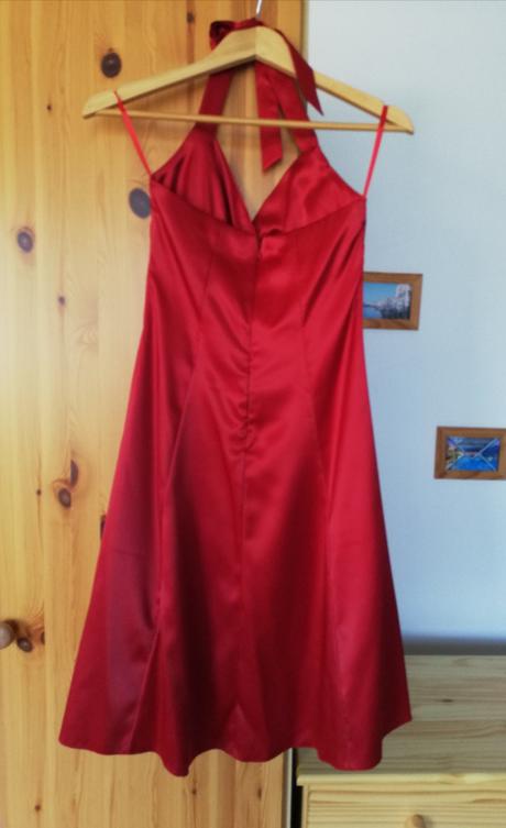 Predám červené spoločenské šaty veľ 34/36, orsay,34