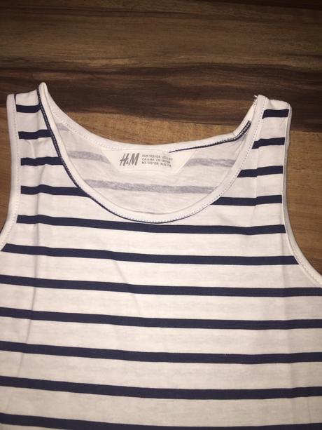 Pásikavé šaty, h&m,110