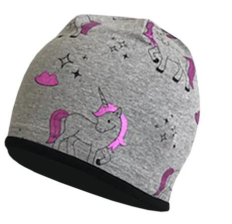Nenosená len opratá bavlnená čiapka s jednorožcom, yetty,80