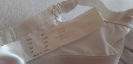 Klasická biela podprsenka 85b, 85b