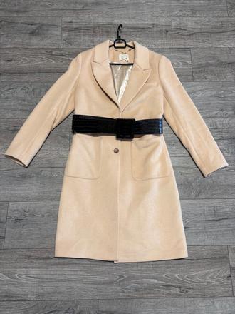 Kvalitny damsky kabat s opaskom zn. fracomina, fracomina,l