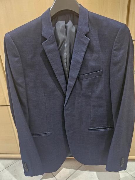 H&m pánsky oblek so sakom a vestou veľ. 48, m