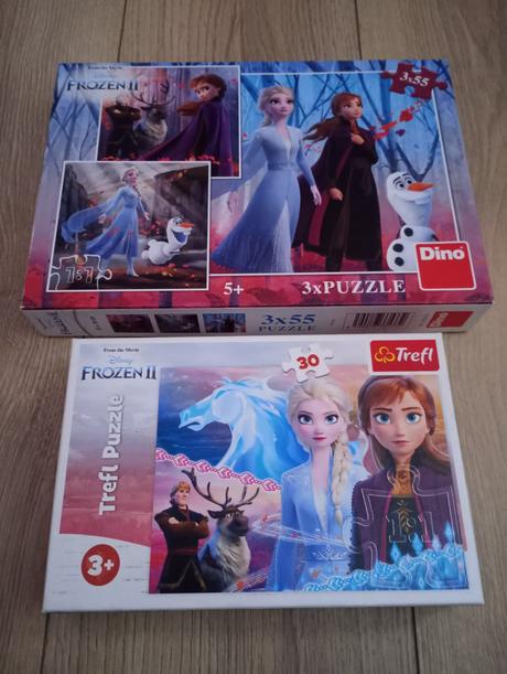 4 obrázky frozen puzzle, 