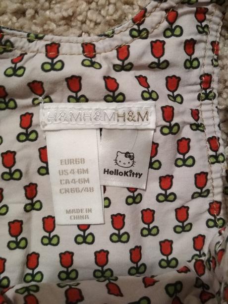 Riflové šaty na traky, h&m,68