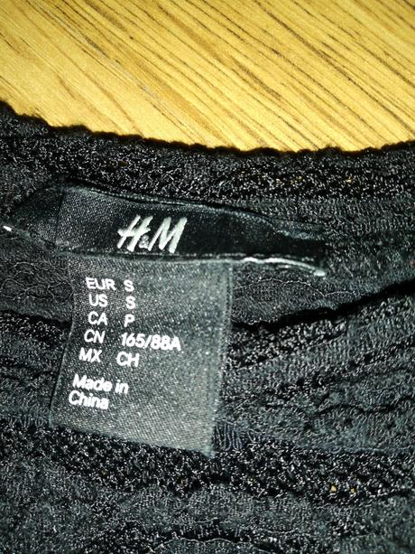 Šaty krajkové, h&m,s