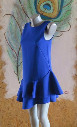 Dámske exkluzívne asymetrické elegantné šaty, h&m,xs