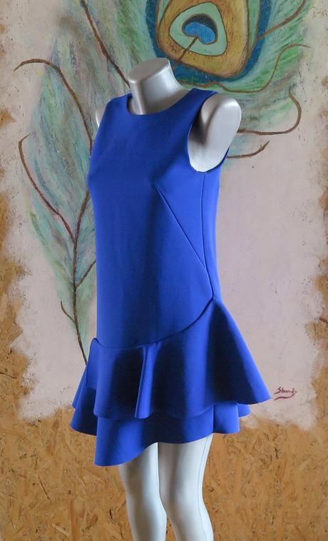 Dámske exkluzívne asymetrické elegantné šaty, h&m,xs