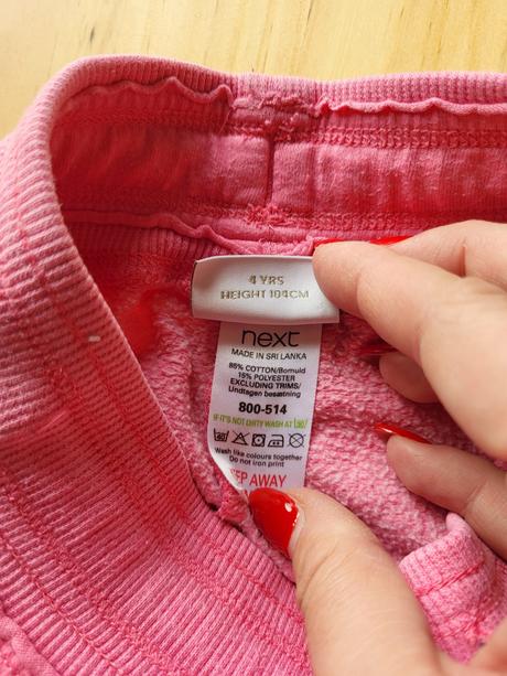 Tepláky next 104 na 4 roky, next,104