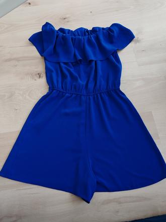 Kráľovský modrý overal 146/152, 152