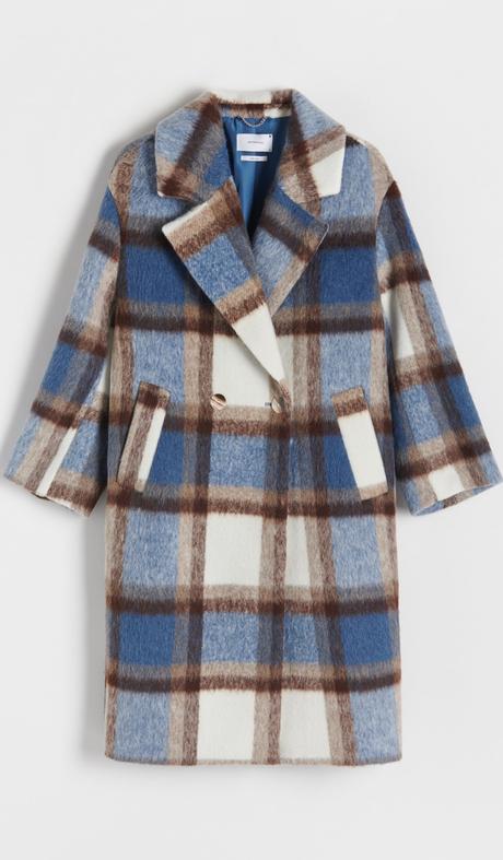 Kabát s prímesou vlny, reserved,s