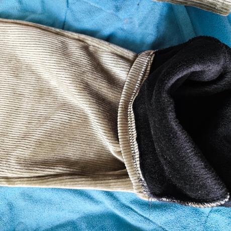 Zateplené legíny s menčester vzorom, m