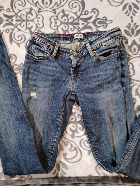 Hilfiger denim dámske pružné skinny rifle 26/34, tommy hilfiger,26