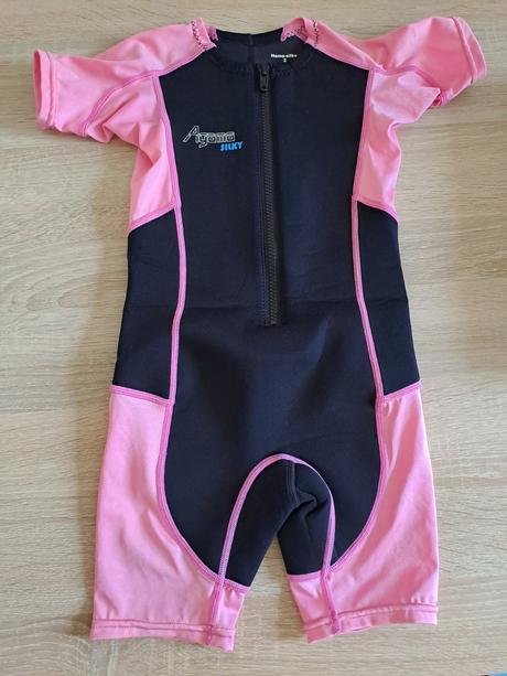 Neoprénové plavky agama pre dievča 4-5 rokov,