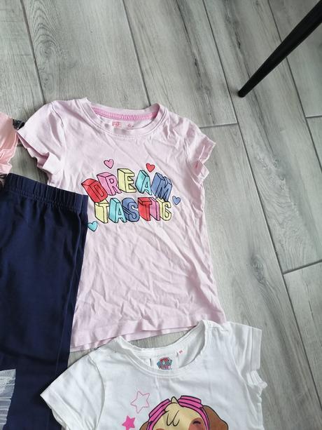 Tričká na leto - 104, leginky s mašličkou - 104, 104
