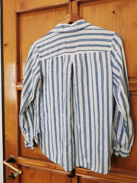 Pásikavá ľanová blúzka, f&f,l