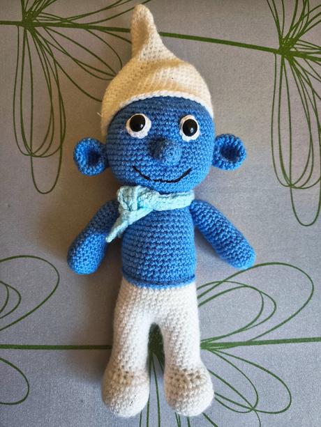 Háčkovaný psík a šmolko, 