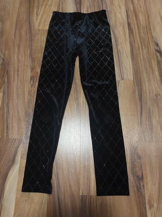 Zamatové trblietavé legíny, pepco,128