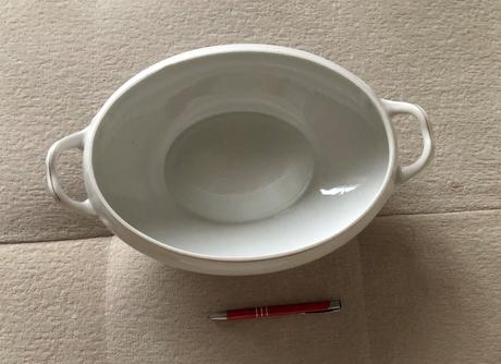 Biela porcelánová terina bez vrchnáku altrohlau,