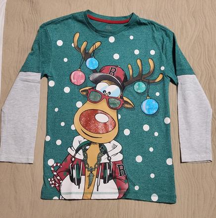 Vianočné tričko velk. 134/140, 134