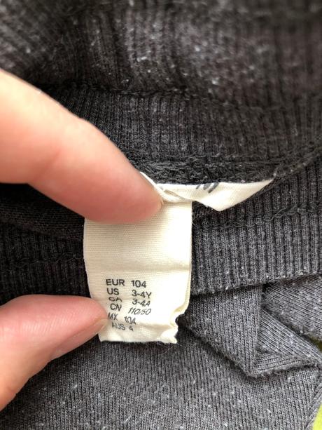Tepláky, h&m,104