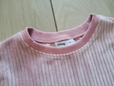 Jesenné velúrové šaty s hviezdou, sinsay,128