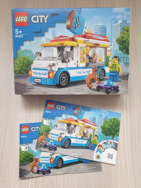 Lego city 60253 zmrzlinárske auto,