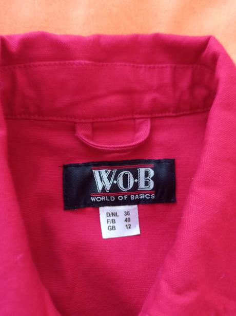 Červená nepodsita bundička 38, 38