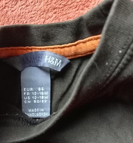 4 tričká v 80-92, h&m,80