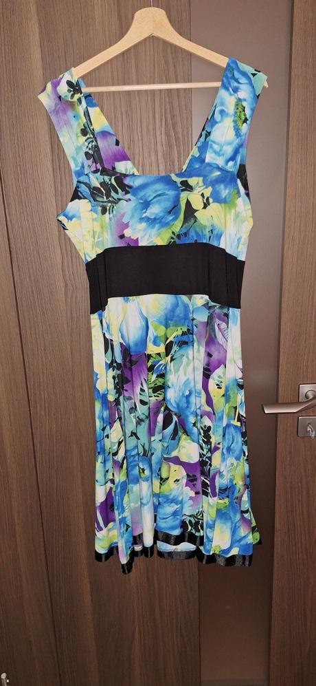 Letné šaty, ultra pohodlné, naťahovacie, 44