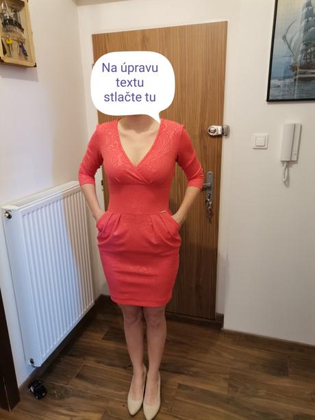 Elegantné šaty veľkosť s, s