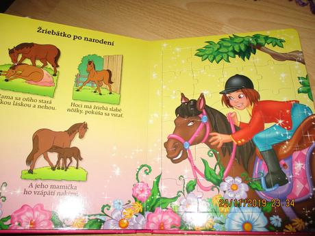 Kniha s pony puzzlami, 