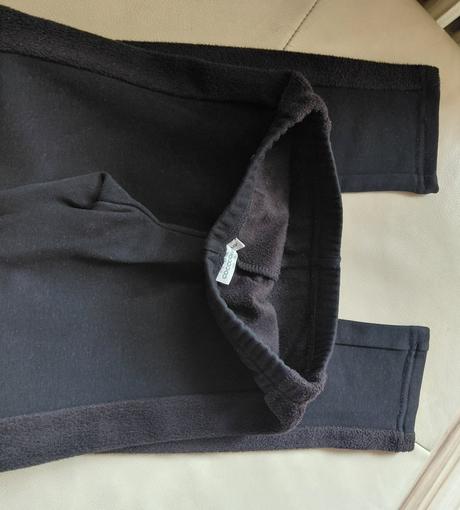 Zateplené čierne a béžové legíny, coccodrillo,128